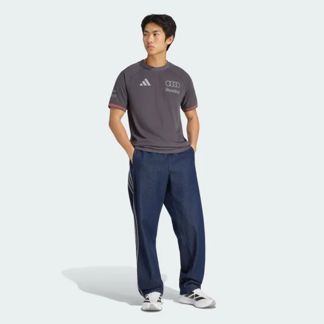 【adidas 愛迪達】短袖上衣 男 吸濕排汗 國際碼 AU DR JSY SS AM 灰 KE9091