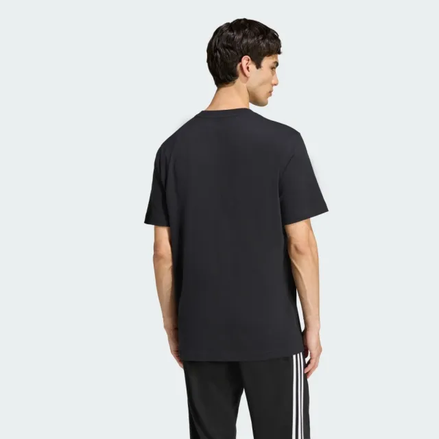 【adidas 愛迪達】短袖上衣 男 寬鬆版型 M STAD COLLEG T 黑 KB4929