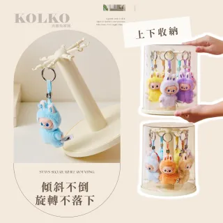 【Clook 鹿客家居】旋轉公仔收納盒 旋轉收納盒 公仔展示盒 公仔展示架