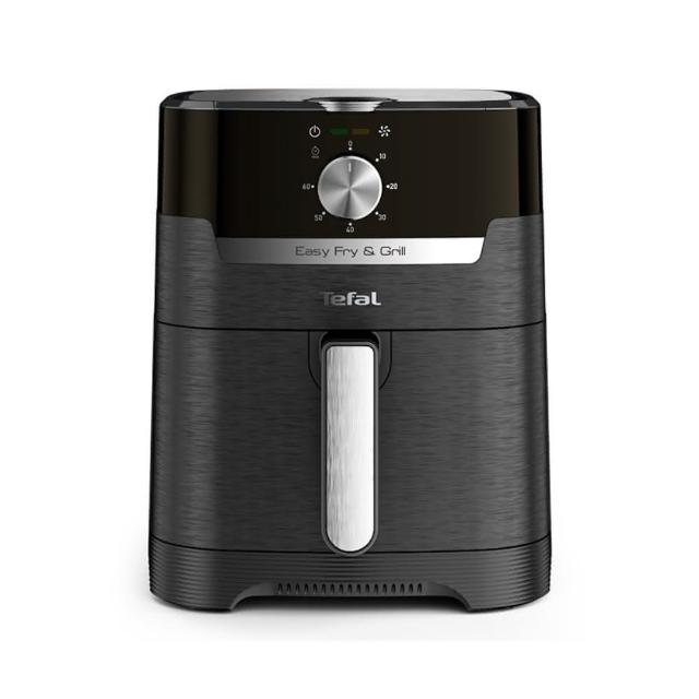 Tefal 特福 EY501870 空氣炸鍋，來自法國知名品牌，產地中國製造，尺寸長39.8x寬31.4x高37cm，重量僅5.2kg，適閤家庭使用。支援110V/60Hz電壓，消耗功率1000W以上，提供2公升以上大容量，輕鬆料理健康美食。具1年保固及BSMI許可字號R31663，安全可靠，完美結合美味與健康，適合忙碌現代家庭！