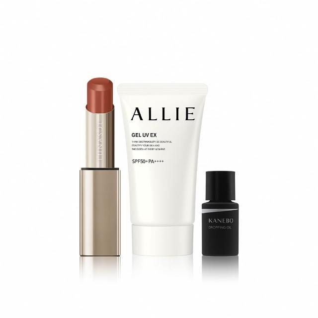 【Kanebo 佳麗寶】LUNASOL 晶巧光透水唇膏 3.5g(多色任選_加贈防曬頰彩*)