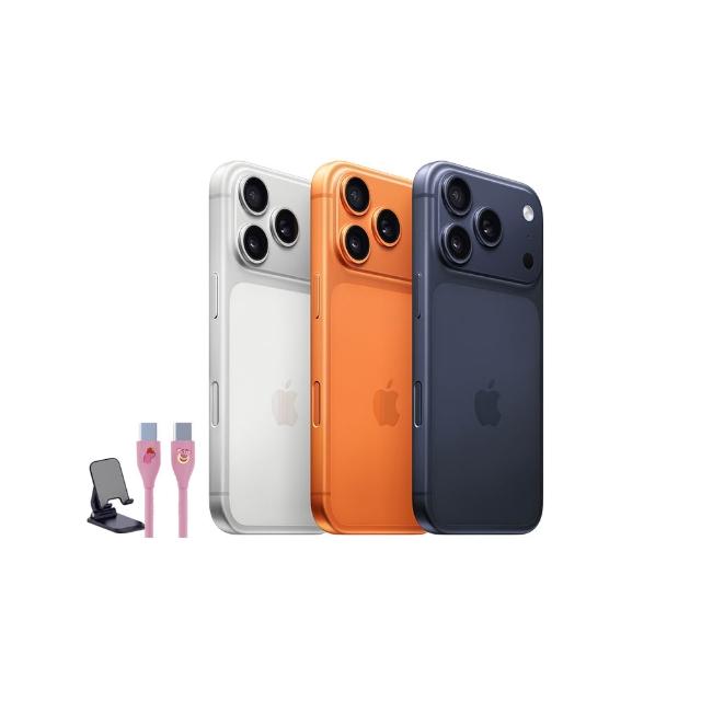 【Apple】iPhone 17 Pro(256G/6.3吋)(支架+迪士尼充電線組)