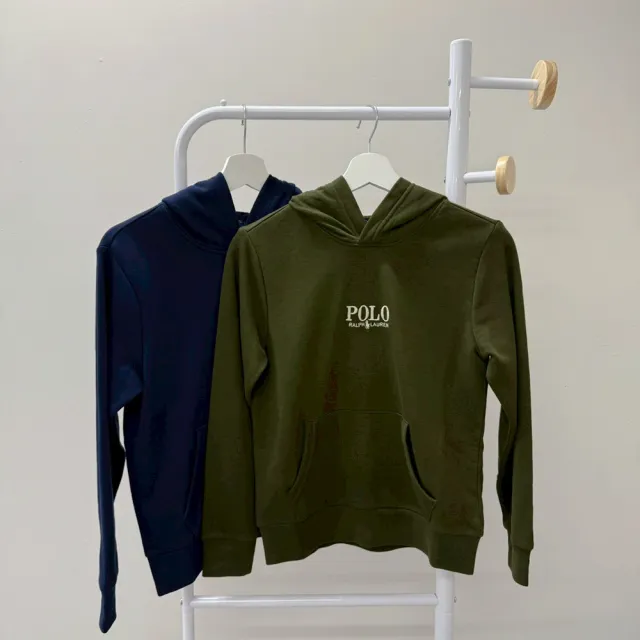 【RALPH LAUREN】售完即絕 小小馬 polo帽T 內裏毛巾布 繡標 ralph lauren 青年版拉夫勞倫 衣長偏短(1533)