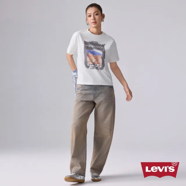 【LEVIS】設計印花 短袖 短T 女生上衣 熱賣單品 005HP-0026