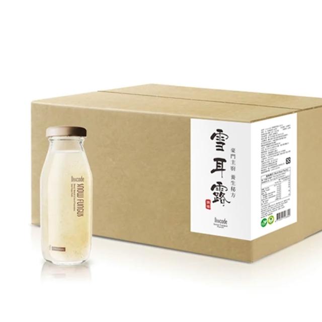 【Lisscode】有機雪耳露190ml * 24瓶裝(白木耳飲、白木耳露、銀耳、銀耳露)