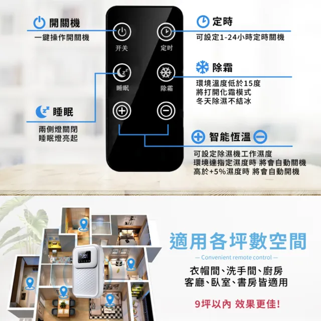 【DREAMCATCHER】多功能智能除濕機 CS10E(智能恆濕/LED顯示)