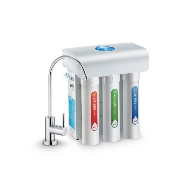 【賀眾牌】快拆型RO逆滲透純水機UR-5411JW-8(全濾芯NSF認證/廚下型淨水器/DIY更換濾芯/原廠/基本安裝)