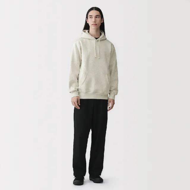 【MUJI 無印良品】男裏毛連帽上衣(灰色/黑色/粉米/米色/深藍)