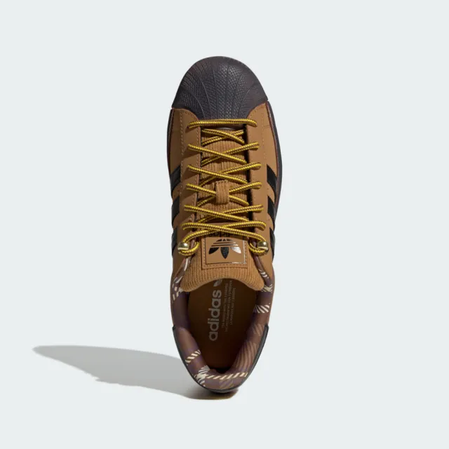 【adidas 愛迪達】Superstar II 男 運動休閒鞋 貝殼鞋 舒適 穿搭 棕黑(JR6990)
