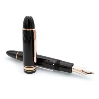 【MONTBLANC 萬寶龍】大師傑作（大班）系列鍍玫瑰金 鋼筆(149 大班 18K金)