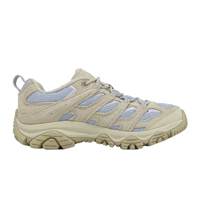 【MERRELL】登山鞋 Moab 3 女鞋 米 藍 戶外 機能 越野 黃金大底 ML00003595