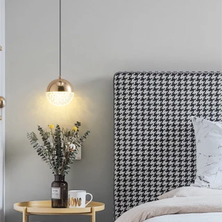 【H&R 安室家】璀璨水晶吊燈ZA0277 兩色任選