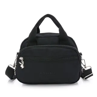 【PLAYBOY】PLAYBOY - 斜背包 尼龍系列 - 黑色