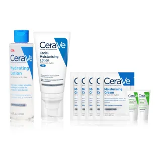 【CeraVe 適樂膚】敏感肌神器★全效極潤修護精華水 200ml+全效超級修護乳 52ml_C