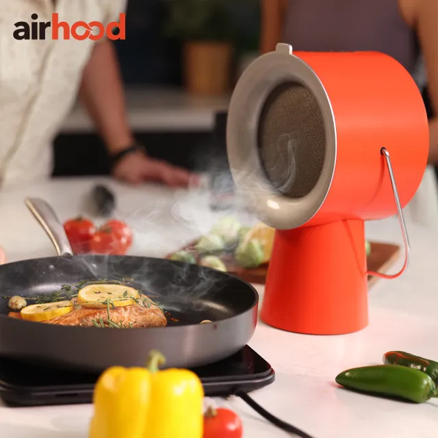 AirHood 2 抽油煙機 抽風機 (經典橘/簡約黑)  除油去味 烤肉 火鍋 租屋族神器