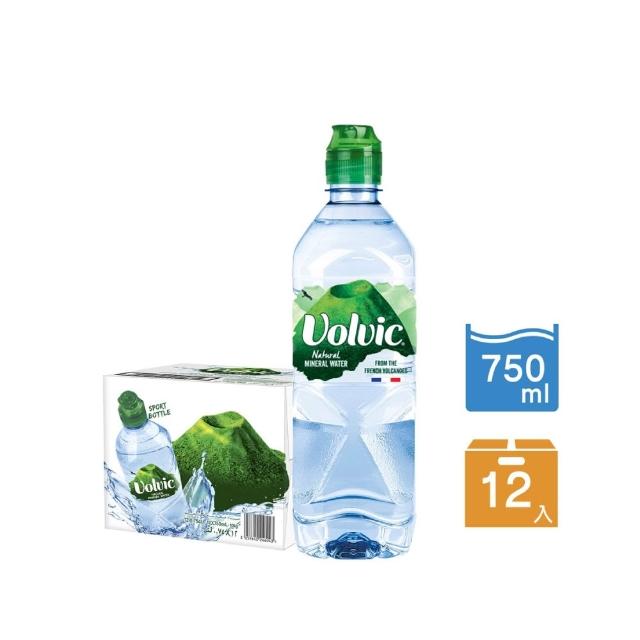 【Volvic 富維克】礦泉水750mlx12入/箱(總代理官方直營賣場)