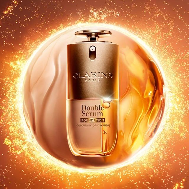 【CLARINS 克蘭詩】黃金雙萃精華粉底液30ml