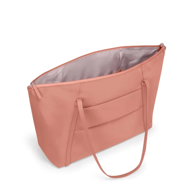【TUMI】Voyageur Q Tote 都會時尚托特包 - 粉陶色(TUMI 官方旗艦店)