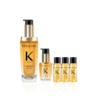 【KERASTASE 巴黎卡詩】金緻柔馭山茶花鎏光露75ml(升級版奢光小金油/極致保濕/長效抗躁/護髮油/髮油)