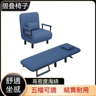 CJY 折疊沙發床 80*68*80cm 一體兩用折疊沙發 休閑午休沙發床 二合一沙發床