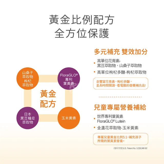 【小兒利撒爾】雙效晶明葉黃素 咀嚼錠 32錠 7瓶組 共224錠(獨家組 游離型、山桑子、枸杞、藍莓口味)
