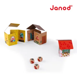 【Janod】趣味桌遊-三隻小豬(益智桌遊 樂齡桌遊 兒童桌遊)