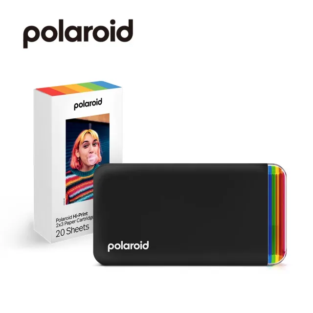 【Polaroid 寶麗來】手機相片印相機-超值組 內附20張相片紙 公司貨(DH1/DH2)