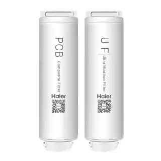 【Haier 海爾】中空絲膜超濾淨水器1200G 替換濾芯 兩年份3入(UF+PCB*2)