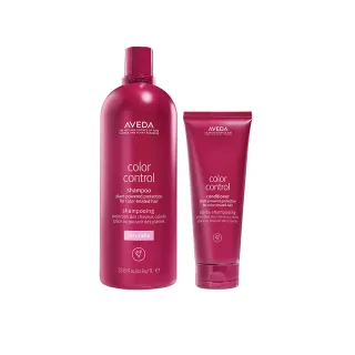 【AVEDA】護色穎采大容量組(護色穎采洗髮精1000ml+護色穎采潤髮乳200ml)