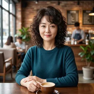 【HaNA 梨花】柔霧氛圍感齊瀏海捲髮補髮片｜微禿急救補髮片姐姐阿姨最愛