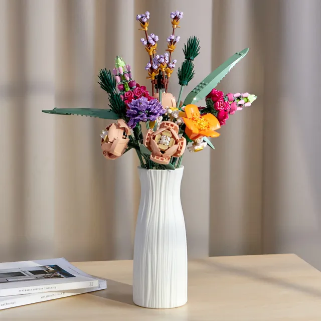 【LEGO 樂高】Botanicals 10280 花束(花束 擺設 居家裝飾 DIY 禮物 送禮推薦)