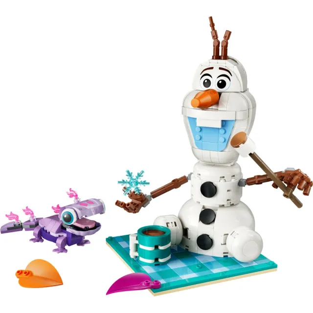 【LEGO 樂高】迪士尼公主系列 43287 雪寶和布魯尼的歡樂野餐(創意玩具 冰雪奇緣 積木 玩具)