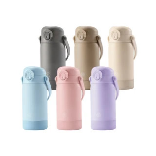 【Simba 小獅王辛巴】TEENYLITE不鏽鋼保溫瓶330ml(把手型/手提型/兒童水壺/兒童水杯)