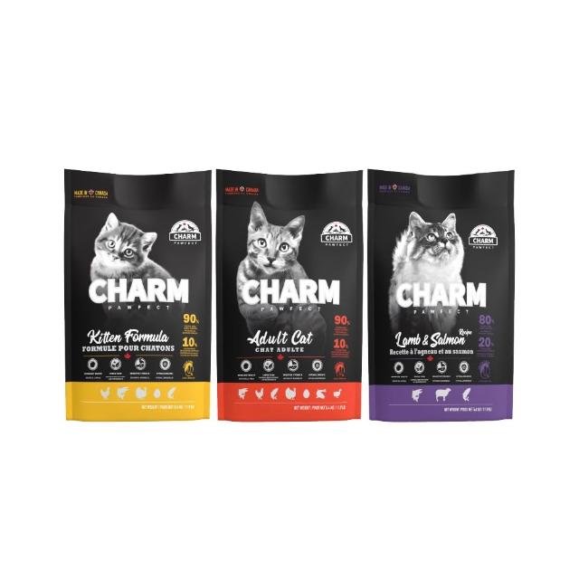 【CHARM 野性魅力】經典無穀貓飼料5.4kg(幼貓配方、成貓配方 、羊肉鮭魚配方)