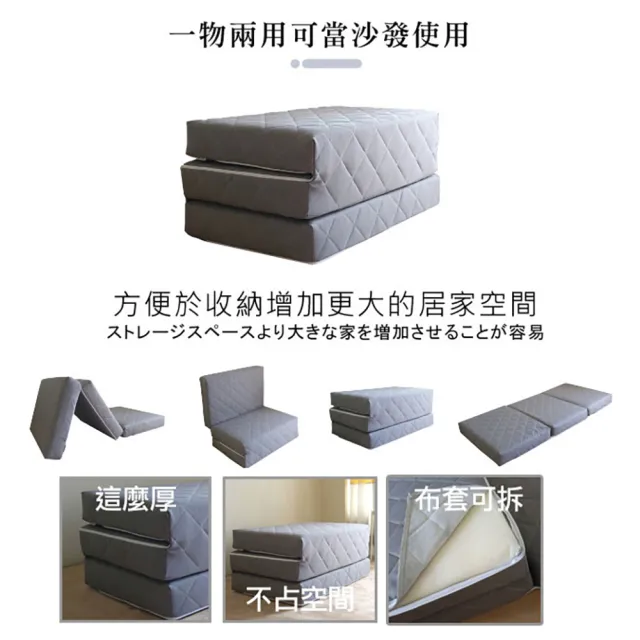 【BN-Home】Antony安東尼涼感獨立筒床墊 3尺單人90x188cm(床墊/涼感/ 沙發床/單人沙發/折疊椅)