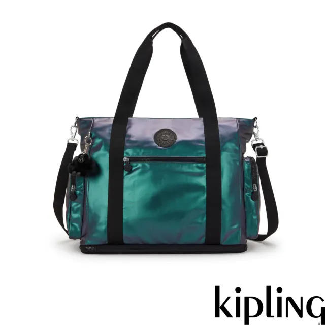 【KIPLING】（網路獨家款）幻銀光拉桿旅行袋-JAYLA WEEKEND 女包