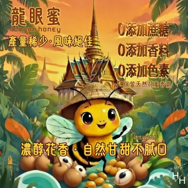 【蜜蜂工坊】2桶組-龍眼蜜 (3公斤/桶)