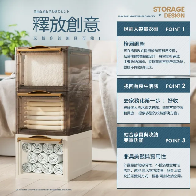 【FL 生活+】19公升大款 超值6入組 抽屜式可掀蓋疊加耐重收納箱(收納櫃 收納盒 抽屜收納 抽屜櫃 FL-309x6)