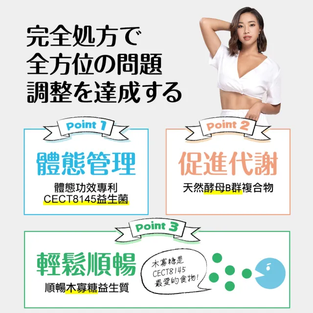 【funcare 船井生醫】倍熱 極纖益生菌4盒(共120顆 禾浩辰、專科醫師共同推薦)