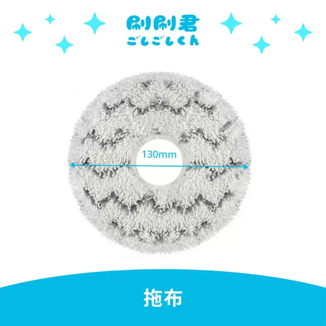 【刷刷君】ECOVACS科沃斯 X1 OMNI 副廠耗材配件 替換備品(主刷x1 邊刷x4 濾網x4 集塵袋x2 拖布x2)