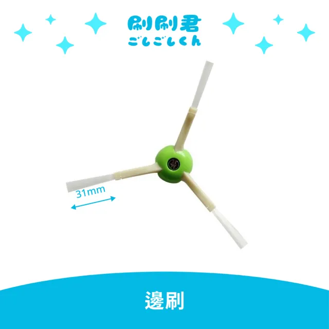 【刷刷君】iRobot i3/i3+/i7/i7+/E5/E6/E7/J7系列 掃地機副廠耗材配件 替換備品(主刷x1組 邊刷x8 濾網x3)