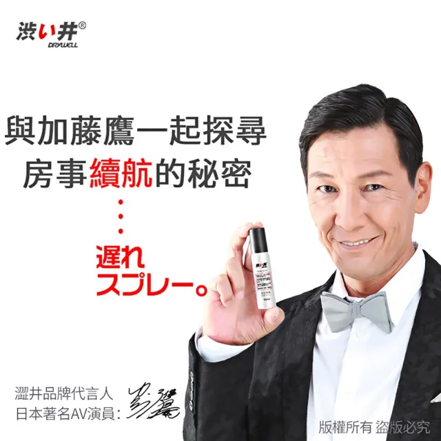 【Dry Well 澀井】男用噴劑1入(30ml 延時持久.持久液)