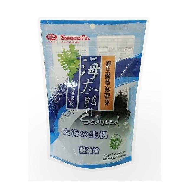 【味榮】海太郎 海生嫩葉海帶芽100g(夾鏈立袋)
