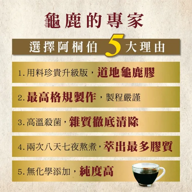 【ATB 阿桐伯】極品漢宮龜鹿原膠塊 年節保健禮盒(28小塊/盒)