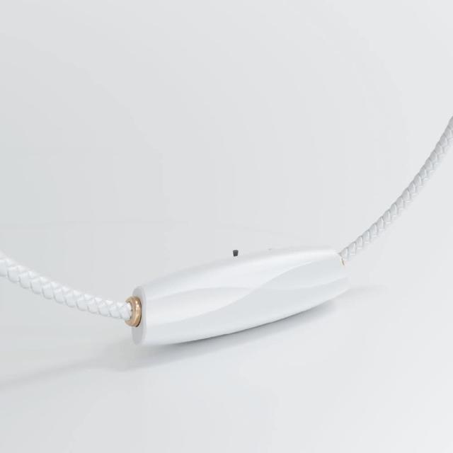 【ible】Airvida M1鈦項圈50公分穿戴式負離子空氣清淨機(珍珠白)