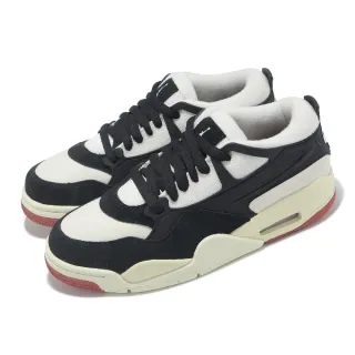 【NIKE 耐吉】休閒鞋 Air Jordan 4 RM 男鞋 黑 復古 麂皮 喬丹 FQ7939-100