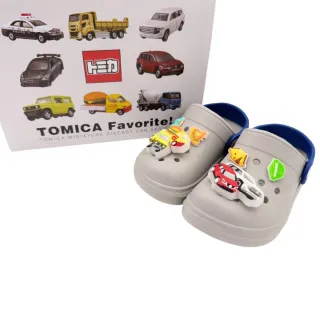 【TOMICA】台灣製TOMICA車車電燈洞洞鞋 