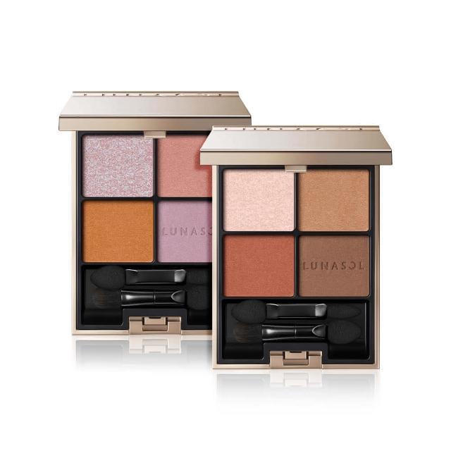 Kanebo佳麗寶 LUNASOL 晶巧霓光眼彩盒N 是一款日本原裝進口的高階眼影盤，適用於各種膚質，擁有04、05、06、EX06四種色號，提供閃爍霓光效果，適合日常與節日妝容。產品為國內專櫃公司貨，品質有保障，儲存期限請詳見產品包裝標示。