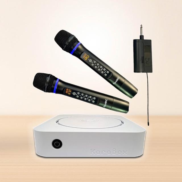 【Karapad】KaraBOX2 智慧聲控卡拉OK點歌機-單機版+無線麥克風(家用伴唱機首選)