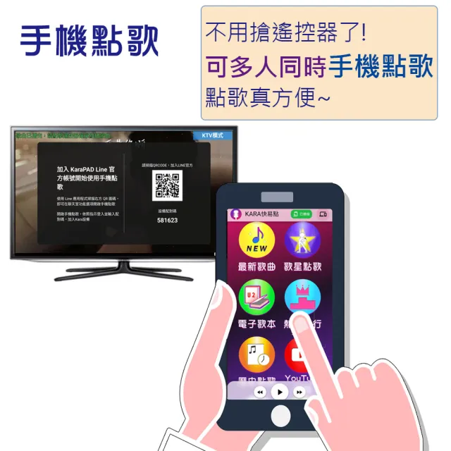 【Karapad】KaraBOX2 智慧聲控卡拉OK點歌機-旗艦版(家用伴唱機首選)